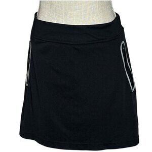 Callaway Opti Black Athletic Skort With Zipper Pockets Size L